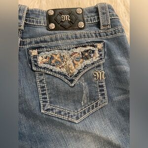 Miss Me size 30 embellished boot cut jeans